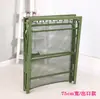 Cama de alambre de acero versión engrosada de exportación doble alambre de acero encriptado cama plegable individual cama de resortes cama para siesta colchón suave cama de acompañamiento