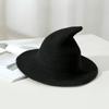 Sombrero Transfronterizo Europeo y Americano de un Panel Nuevo de Otoño e Invierno Sombrero de Punto Fino Sombrero de Pescador Sombrero de Cubeta Divertido para Mujer Sombrero de Bruja