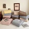 Juego sencillo de tres piezas para cama antideslizante, reversible con un lado de algodón puro y el otro de forro polar, adecuado para todas las estaciones, se usa como sábana, cubrecolchón o manta de ocio