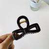 Nuevo Estilo Horquilla Cuadrada Hebilla de Lazo Engrosada Parte Trasera de la Cabeza Lazo Redondo Clip de Agarre Accesorios para el Cabello Simples y Elegantes que Combinan con Todo Clip de Tiburón