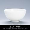 Juego de Té de Cerámica con Taza Maestra de Cuerpo Blanco, Taza de Degustación, Taza de Invitado con Logotipo Impreso, Juego de Té Kung Fu de Cerámica Hecho en Jingdezhen Personalización