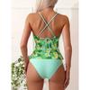 2026 Traje de Baño de Dos Piezas Bikini Sexy con Estampado de Moda Halter de Cuello Transfronterizo Europeo y Americano Comercio Exterior Amazon
