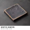 Cerâmica grossa banhada a ouro Armazenamento de água Bandeja de chá cerâmica doméstica Dry Brewing Tea Table Kung Fu Tea Set Tea Drainage Tray Round Pot Bearing