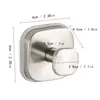 Ganchos de Ventosa de Acero Inoxidable Premium de Amazon, Sin Taladro, Sin Rastro, Montados en Pared, de Alta Resistencia, para Cocina, Baño y Inodoro