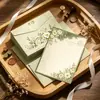 Set de Sobres y Papel de Carta Noche de Luna con Rosas Retro Bendición Escrita a Mano para Festival Sentimiento Romántico de Alta Gama Confesión Carta de Amor Regalo