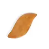 Masajeador de Madera con Fragancia Meridian al por Mayor Tabla Gua Sha con Forma de Abanico Tabla de Madera Se Puede Imprimir con Logo