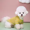 Ropa para Perros Rayada para Perros Pequeños y Medianos, Ropa Nueva de Primavera y Verano, Suministros para Cachorros Teddy, Ropa al por Mayor