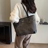 Moda Casual Grande Capacidade Bolsa Tote Feminina Nova 2025 Bolsa Grande High-end Sense Niche Bolsa Geral Bolsa de Ombro da Moda
