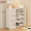 Sapateira à Prova de Poeira Aluguel Multicamadas Entrada Casa Armário de Sapatos Rack de Armazenamento Dormitório Quarto Solução Simples de Armazenamento