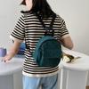 Estilo Coreano Casual Versátil Simples Retrô Veludo Cor Lisa Estilo Japonês Mochila Feminina Mochila Escolar para Estudante Mochila Feminina Tendência
