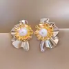 Pendientes de plata de ley S925 estilo coreano de lunares con lazo 2026 nuevos de moda populares versátiles de alta gama hermosos pendientes para mujer
