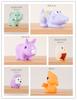 Juguete de Baño para Bebé Lindo Creativo Modelo de Dibujos Animados Animal de Vinilo Spray de Agua Amasar Juguete de Descompresión Lele