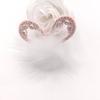 Mink bola de cabelo brilhante diamante orelhas de coelho DIY acessórios de cabelo orelhas de gato arco gaze saia roupas sapatos acessórios transfronteiriço