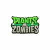 Decoraciones para Zapatos Crocs Serie Plantas vs Zombies Clips Decorativos de Goma Suave de PVC para Zapatos de Jardín Accesorios Extraíbles