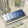 Cinta correctora de color degradado de gran capacidad, estilo tarjeta de alta estética, silenciosa y suave, irrompible, cinta correctora portátil para estudiantes