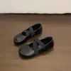 Zapatos Mary Jane Retro Franceses 2026 Otoño Nuevos Tacón Bajo Punta Redonda Zapatos Planos Suela Suave Cómodos Corte Bajo Zapatos de Una Sola Pieza