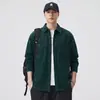 Camisa de Pana de Manga Larga Vintage para Hombre, Nueva Casual Otoño 2026 con Múltiples Bolsillos, Chaqueta Camisa de Abrigo Otoño/Invierno