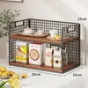 Prateleira de armazenamento para mesa, organizador de lanches, organizador multifuncional para mesa de jantar, aparador de cozinha, porta-copos com camadas