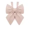 Poof Ding Oso Original Genuino JK Color Sólido Raíz de Pluma Corbata Lazo Flor Camisa Estudiante Universitario Femenino Accesorios Pequeño