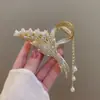 Flor de Arroz Lirio del Valle Borla Pinza Accesorios para el Cabello Parte Posterior de la Cabeza Cabello Pinza de Cabello Antigua Pinza de Cabello para Niños Pinza Tiburón Flor Accesorio para la Cabeza