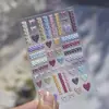 Pegatinas de Manicura en Relieve, Populares Pegatinas para Uñas Estilo Exquisito de Invierno, Pegatinas de Joyería de Suéter Lindas, Diamantes para Uñas