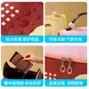 Bolsa Cosmética de Casa Nueva para Mujeres, Gran Capacidad, con Compartimentos, de Aspecto Elegante, Neceser Portátil Impermeable, Bolsa de Almacenamiento de Viaje Portátil