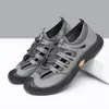 Sandalias para Hombre, Nuevo Estilo de Verano, Zapatos de Malla Hueca Transpirables para Hombre, Zapatos Deportivos Versátiles Casuales, Zapatos de Playa para Hombre