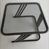 Mesa de centro de pizarra, lujo ligero para sala de estar de uso doméstico, mesa moderna de moda de vidrio y pizarra, mesa de centro pequeña moderna y simple para espacios pequeños