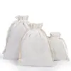 Bolsa de Lona con Cordón para Dulces de Fiesta de Navidad Transfronteriza, Bolsa de Embalaje para Joyería, Bolsa con Cordón de Algodón y Lino