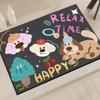 Alfombra de Piso Absorbente de Barro Diatomeo para Puerta de Baño Alfombra Antideslizante para Baño Inodoro Alfombra Personalización de Baño