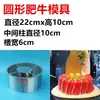 Moldes para Dar Forma a Sashimi, Moldes de Hielo para Presentación de Mariscos, Moldes para emplatar Salmón y Abulón, Moldes para Presentación de Mariscos