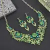 Pendientes y Collar de Borla de Perlas y Pedrería Estilo Europeo y Americano, Cadena para Clavícula de Gama Alta Nicho, Joyería de Declaración de Moda Única y Exagerada