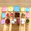 Caja de plástico para refrigerador, cajón para verduras, caja refrigerada, caja de almacenamiento de cocina, caja de almacenamiento de alimentos, caja de muestra, cuadrada y redonda
