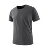 Camiseta Masculina de Verão Respirável Solta de Manga Curta para Esportes, Fitness, Corrida, Secagem Rápida, Elástica e Fresca, Tamanho Grande, Gola Redonda, Manga Curta