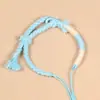 Cuerda de mano de hilo de algodón estilo tibetano nuevo estilo trenzada a mano producto semiacabado pulsera de cuerda roja Samsara cuerda tejida a mano para abalorios diy