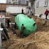 Renovación de Baño Seco Fibra de Vidrio Enrollada Tanque Séptico Zona Escénica Baño Público Tratamiento de Aguas Residuales Tanque de Asentamiento Tanque de Recolección Gran Capacidad