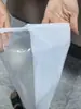 Em Estoque Entrega Rápida Sacos Transparentes Foscos com Zíper para Roupas, Meias, Embalagem de Roupas Infantis, Sacos Pretos Horizontais com Zíper Pe