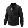 Chaqueta de Hombre Transfronteriza Primavera y Otoño Casual Delgada Chaqueta de Béisbol Moda Ropa de Trabajo Chaqueta de Piloto Ropa de Hombre de Comercio Exterior