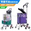 Venta Directa de Fábrica Carrito de Compras Jialai Barra de Tiro Carrito para Subir Escaleras para Personas Mayores Se Puede Sentar Plegable Carrito de Remolque Doméstico
