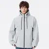 Chaqueta Nueva para Hombre Otoño Exterior con Capucha Top Juvenil Tendencia Cortavientos Estilo Coreano Moda Ropa de Abrigo para Hombre