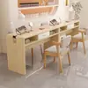 Mesa para Uñas Artísticas de Tablero Engrosado Mejorado, Mesa para Uñas Económica de Estilo Japonés Individual/Doble, Simple y Elegante, Fabricante