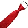 Fabricante Hombres Negros Casual Rayas Azules Corbata de Negocios Corbata Perezosa 8cm Corbata sin Corbata al por Mayor Cremallera
