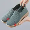 Zapatos Planos Bajos Versátiles de Primavera para Mujer, Zapatos de Tela Old Beijing sin Cordones, Suela Suave Cómodos Zapatos para Mamá