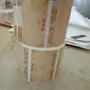 Papel revestido 128g superfície fosca espelhada douração ouro brilhante prata brilhante rolo plano laser fosco etiqueta autoadesiva