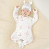 Roupas para Bebê Recém-Nascido Primavera, Outono e Inverno Algodão Puro 0 Quente Março Roupa Base Outono Macacão de Bebê