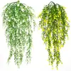 Colgante de Pared Techo 69 Malla Eucalipto Camelia Ratán Venta Caliente Transfronteriza Hotel Decoración del Hogar Plástico Plantas Artificiales
