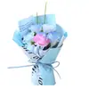 Flor de Jabón Regalo Navideño Rosa Flor Artificial Flor Falsa Ramo Pequeño Recuerdo Accesorio Venta al por Mayor Transfronterizo Ramo Hecho a Mano