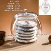 Frasco Sellado de Plástico Transparente Grado Alimenticio Té Medicina Tradicional China Dinerel Frasco de Almacenamiento Dulces Galleta Snack Frasco de Almacenamiento Grande
