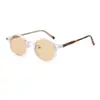 Gafas de Sol Redondas de Venta Caliente Transfronterizas Hechas a Medida para Mujer con un Toque de Alta Gama, Gafas de Sol con Protección UV Específicas para Conducir para Hombre