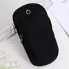 Bolsa de armazenamento para celular, bolsa de celular para corrida, bolsa de braço, equipamento esportivo de fitness para homens e mulheres, à prova d'água, leve, braçadeira esportiva de pulso